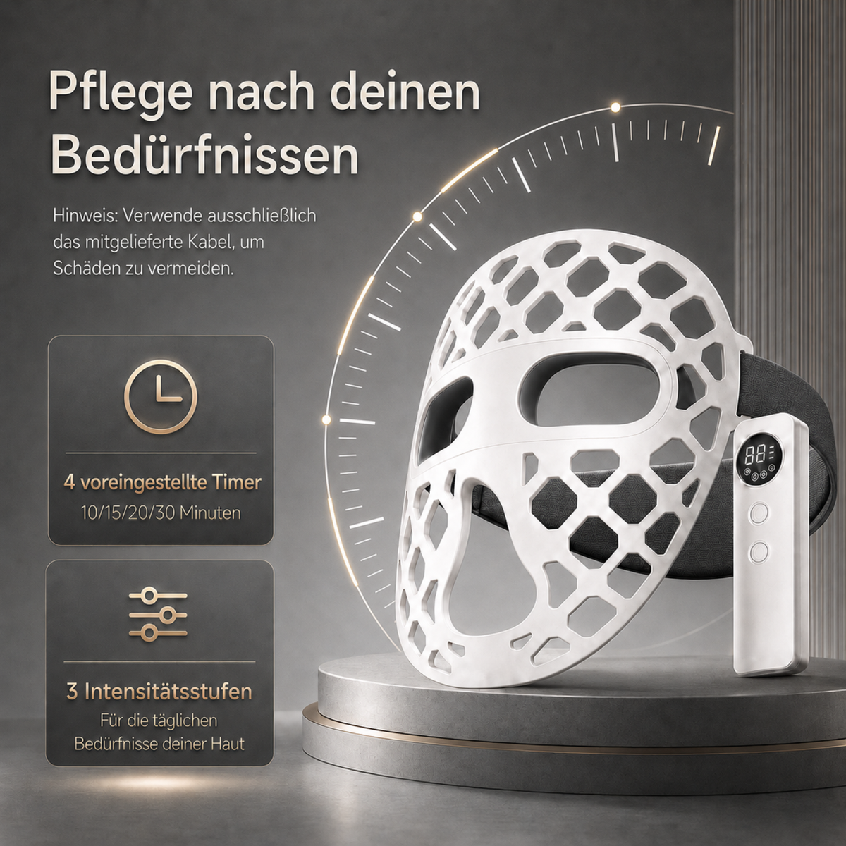 HOVAYA GLOWSKIN™ LED-Gesichtsmaske