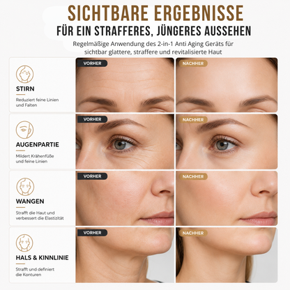 GLOWLIFT 2-IN-1 GESICHTSMASSAGEGERÄT