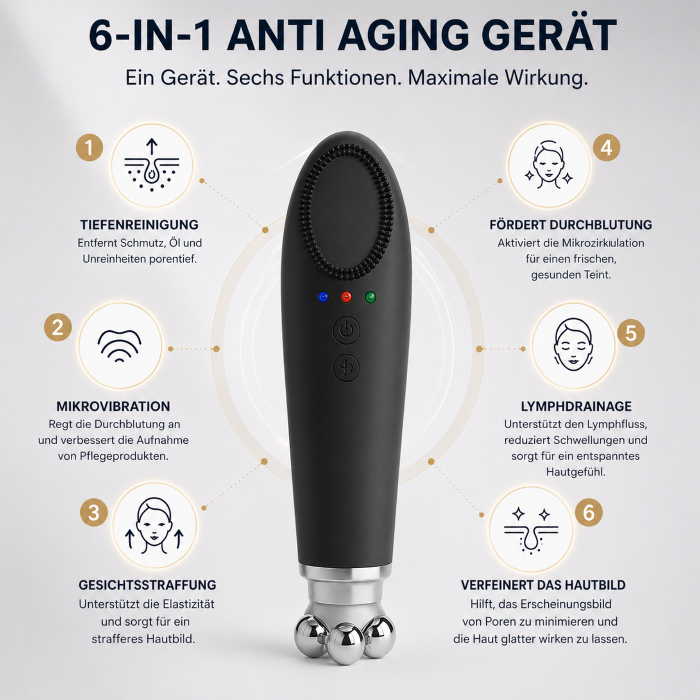 SKINREFINE Gesichtsmassagegerät